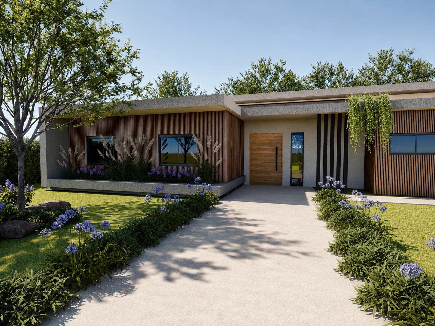 Casa Monte: Arquitectura Horizontal y Confort Integrado para Habitar el Paisaje
