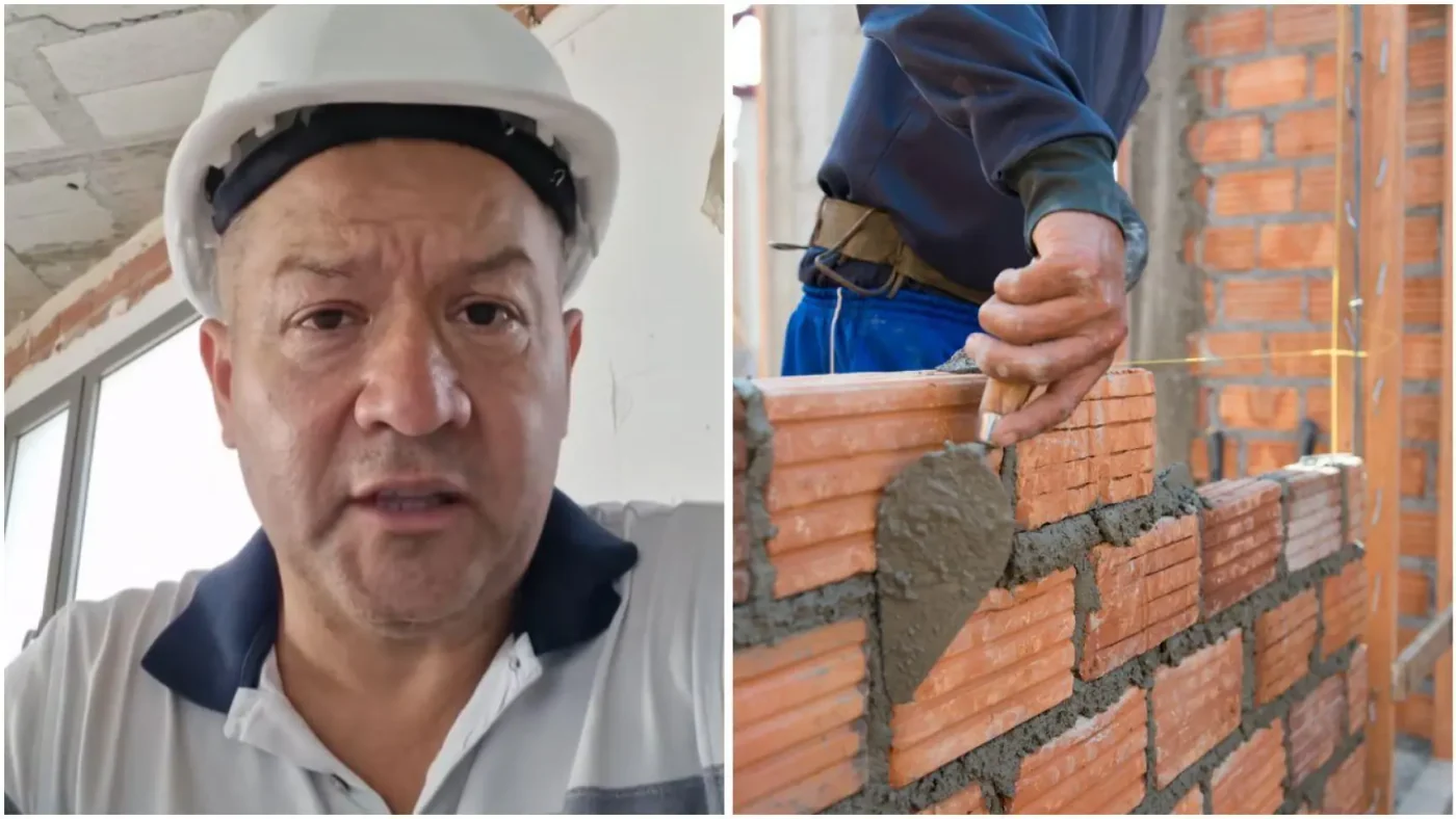 Albañil argentino con 20 años de oficio emigró a España y recibió más de 10 llamadas laborales en dos días
