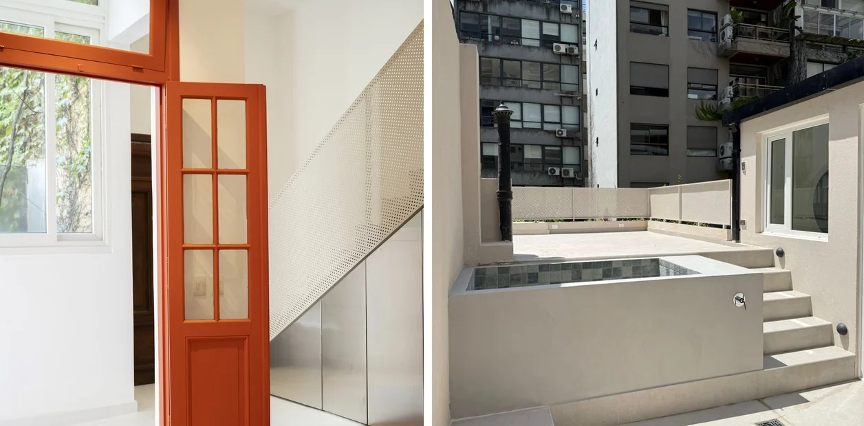 Reciclaje de un PH en Palermo: lucarna, acero inoxidable y terraza con pileta para ganar luz y espacio